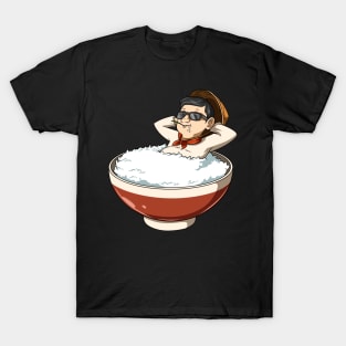 Rice Asian Food Funny Foodie Secret Chinese Korean T-Shirt